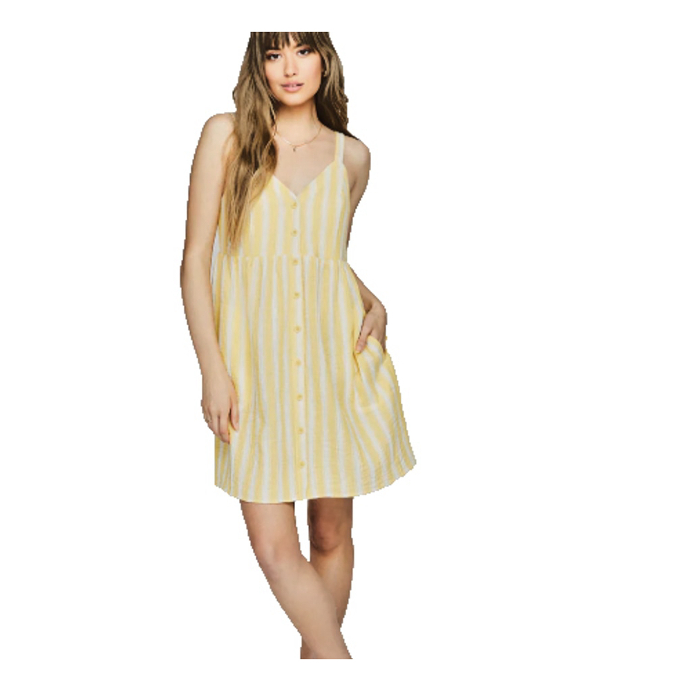 Gentle Fawn women's Daffodill Stripe Lorelai Mini Dress Size Large